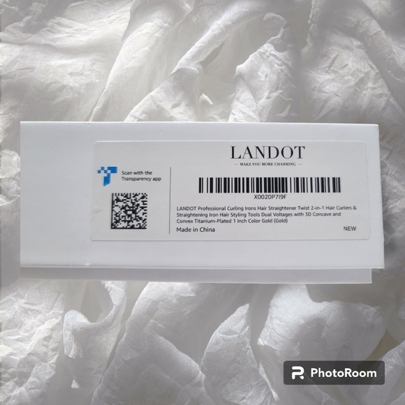 Landot 2 in 1 hair straightener and curler  in box - Picture 6 of 6